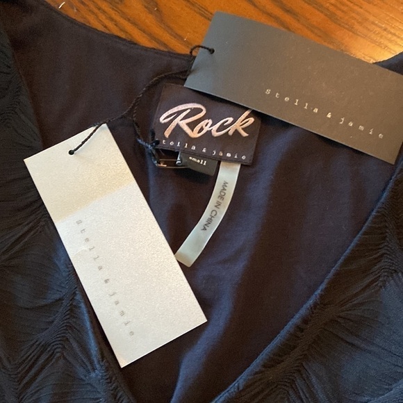 STELLA and Jaime cute little black Dress midi long sleeve pull over - Picture 6 of 6